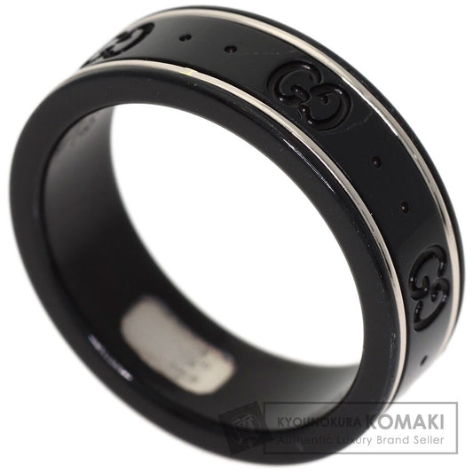 GUCCI Icon Corundum #19 Ring K18 White Gold Ladies [Used]