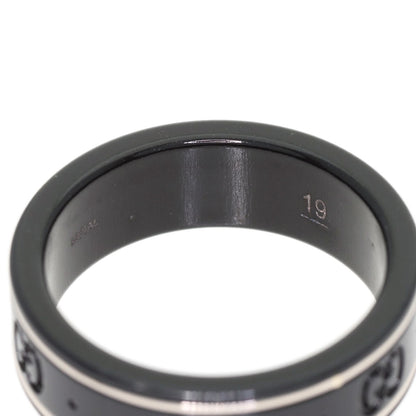 GUCCI Icon Corundum #19 Ring K18 White Gold Ladies [Used]