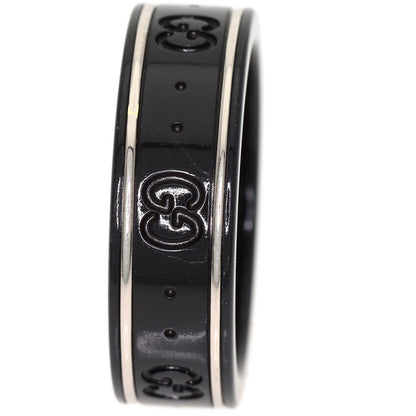 GUCCI Icon Corundum #19 Ring K18 White Gold Ladies [Used]