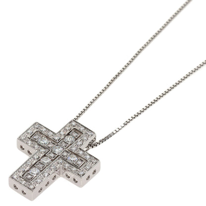 Damiani Belle Epoque Small Diamond Necklace K18 White Gold Ladies [Used]