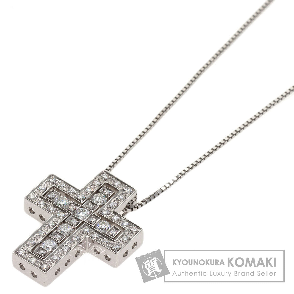 Damiani Belle Epoque Small Diamond Necklace K18 White Gold Ladies [Used]