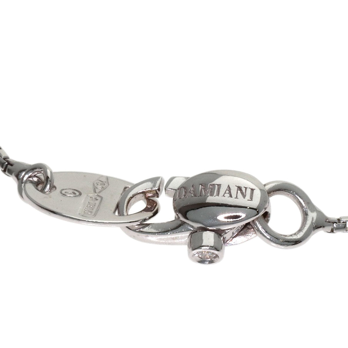 Damiani Belle Epoque Small Diamond Necklace K18 White Gold Ladies [Used]