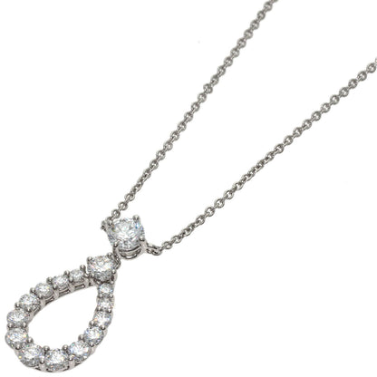HARRY WINSTON Loop Pendant Extra Large Diamond Necklace Platinum PT950 Ladies [Used]