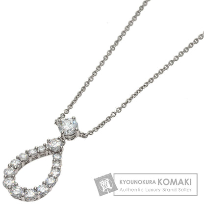 HARRY WINSTON Loop Pendant Extra Large Diamond Necklace Platinum PT950 Ladies [Used]