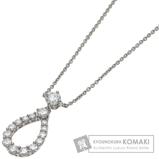 HARRY WINSTON Loop Pendant Extra Large Diamond Necklace Platinum PT950 Ladies [Used]