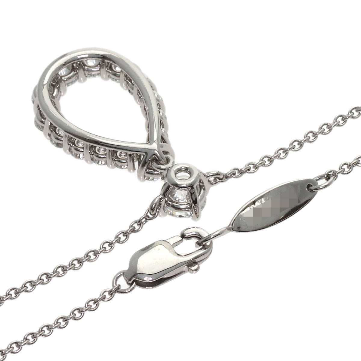 HARRY WINSTON Loop Pendant Extra Large Diamond Necklace Platinum PT950 Ladies [Used]
