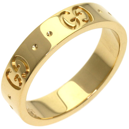 GUCCI アイコン #8 Ring K18 Yellow Gold Ladies [Used]