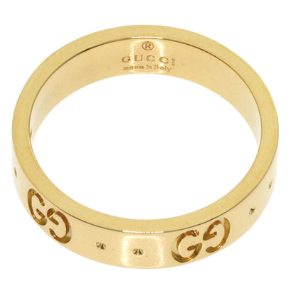 GUCCI アイコン #8 Ring K18 Yellow Gold Ladies [Used]