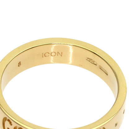 GUCCI アイコン #8 Ring K18 Yellow Gold Ladies [Used]
