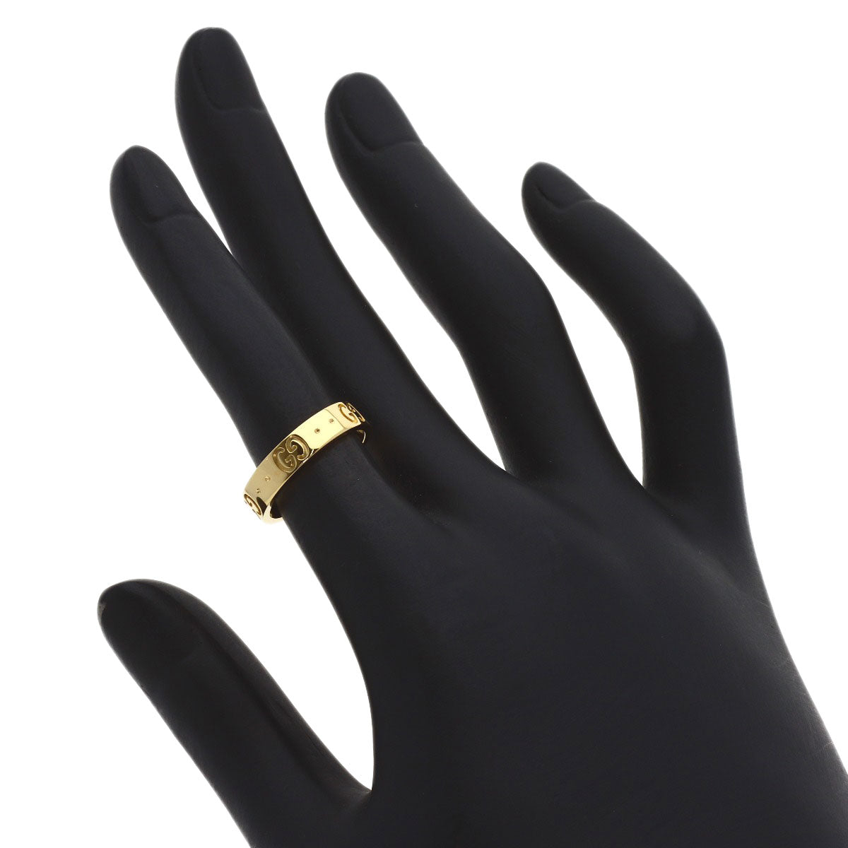 GUCCI アイコン #8 Ring K18 Yellow Gold Ladies [Used]