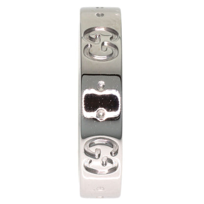 GUCCI Icon # 9 Ring K18 White Gold Ladies [Used]