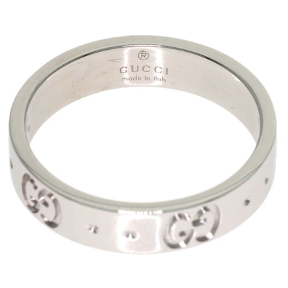 GUCCI Icon # 9 Ring K18 White Gold Ladies [Used]