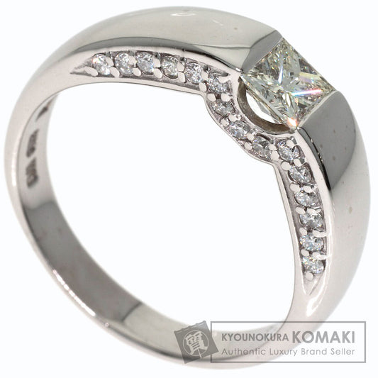 Ponte Vecchio Diamond Ring K18 White Gold Ladies [Used]