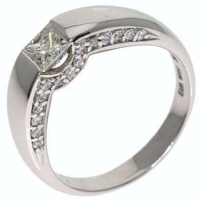 Ponte Vecchio Diamond Ring K18 White Gold Ladies [Used]