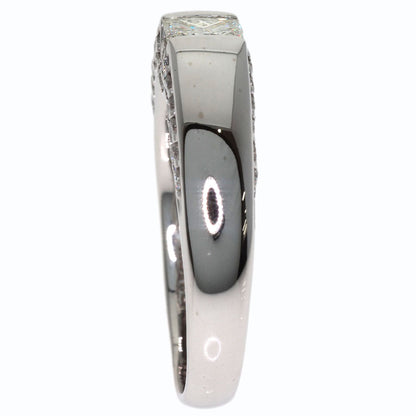 Ponte Vecchio Diamond Ring K18 White Gold Ladies [Used]