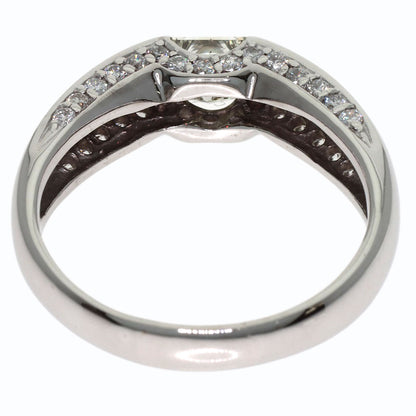 Ponte Vecchio Diamond Ring K18 White Gold Ladies [Used]