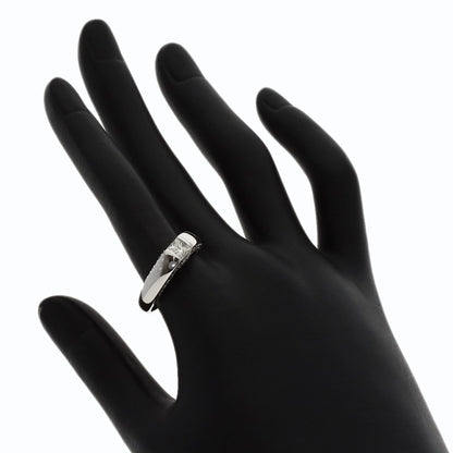 Ponte Vecchio Diamond Ring K18 White Gold Ladies [Used]