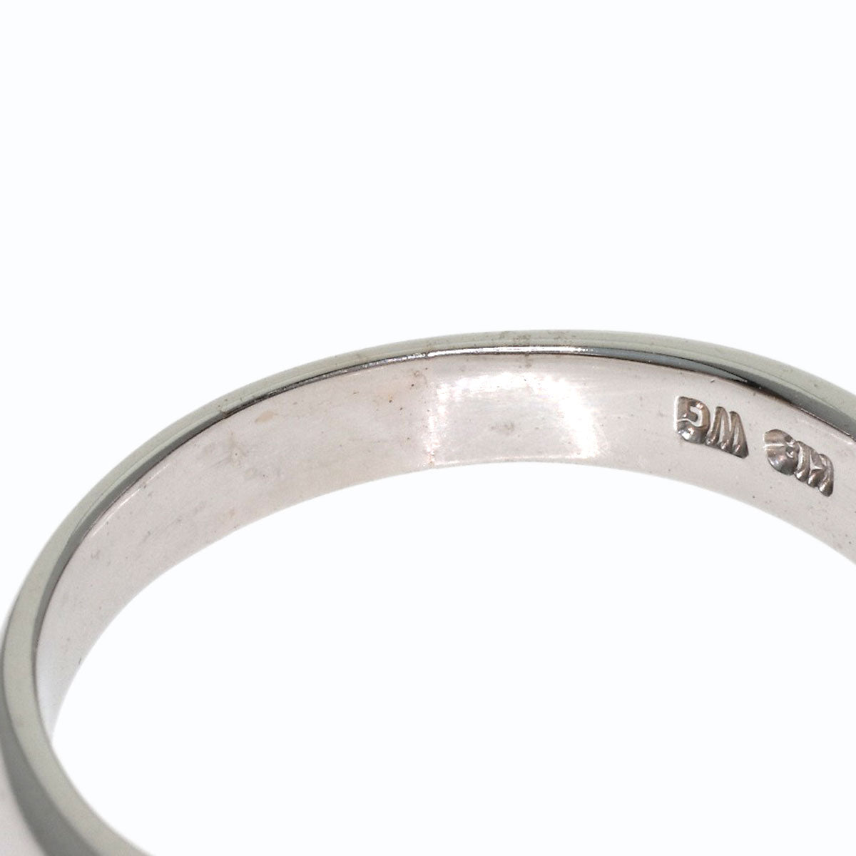 Ponte Vecchio Diamond Ring K18 White Gold Ladies [Used]