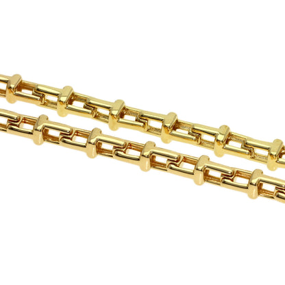 TIFFANY&Co. T Narrow Chain Necklace K18 Yellow Gold Ladies [Used]