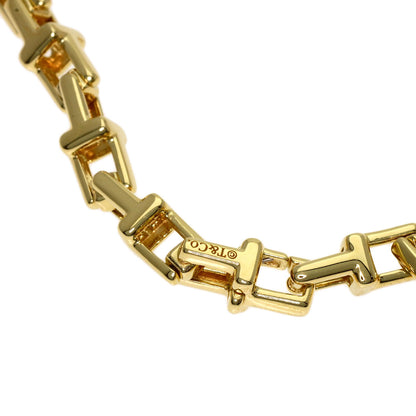 TIFFANY&Co. T Narrow Chain Necklace K18 Yellow Gold Ladies [Used]