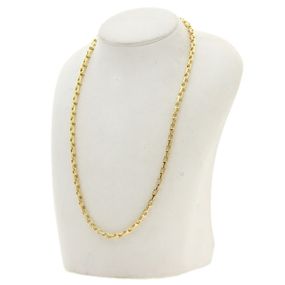 TIFFANY&Co. T Narrow Chain Necklace K18 Yellow Gold Ladies [Used]