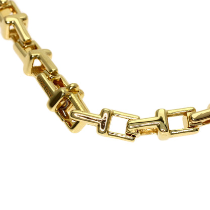 TIFFANY&Co. T Narrow Chain Necklace K18 Yellow Gold Ladies [Used]