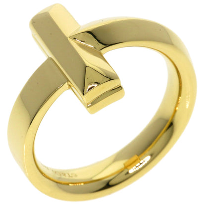 TIFFANY&Co. T one wide Ring K18 Yellow Gold Ladies [Used]