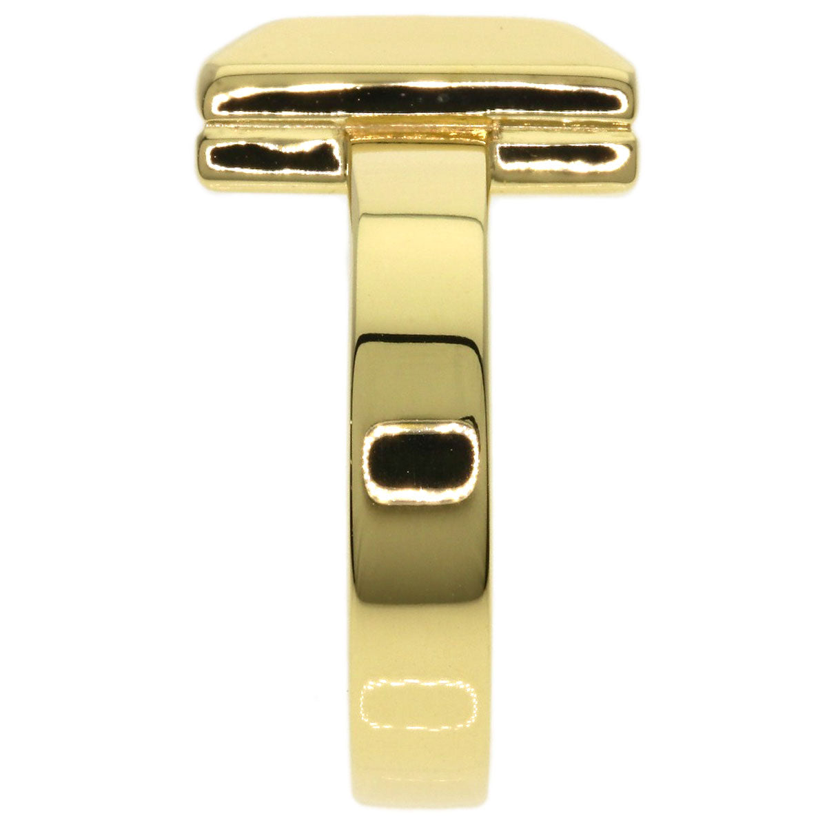 TIFFANY&Co. T one wide Ring K18 Yellow Gold Ladies [Used]