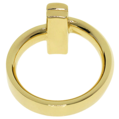 TIFFANY&Co. T one wide Ring K18 Yellow Gold Ladies [Used]
