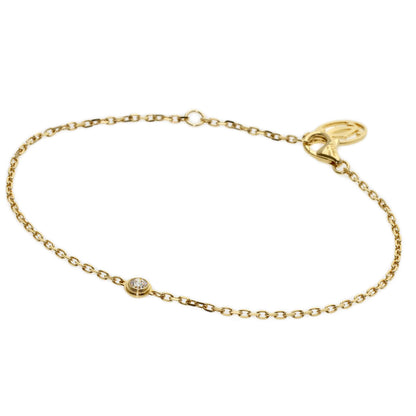 CARTIER Diamant Léger d'Amour SM Diamond Bracelet K18 Yellow Gold Ladies [Used]