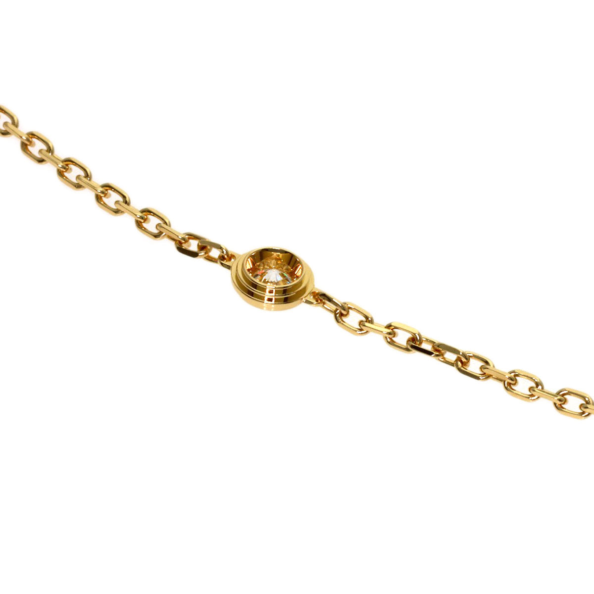CARTIER Diamant Léger d'Amour SM Diamond Bracelet K18 Yellow Gold Ladies [Used]