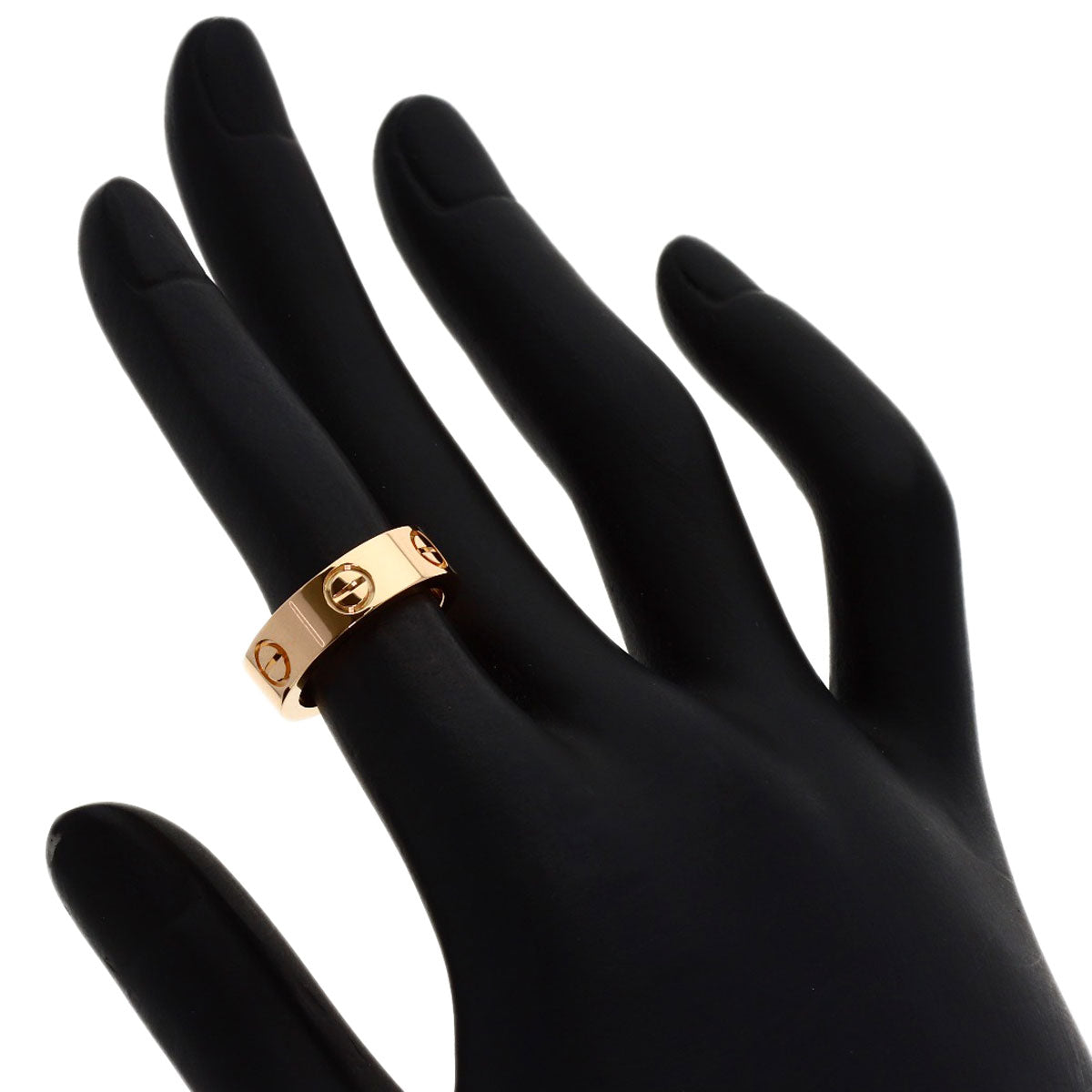 CARTIER Love Ring Pink Sapphire #47 Ring K18 Pink Gold Ladies [Used]