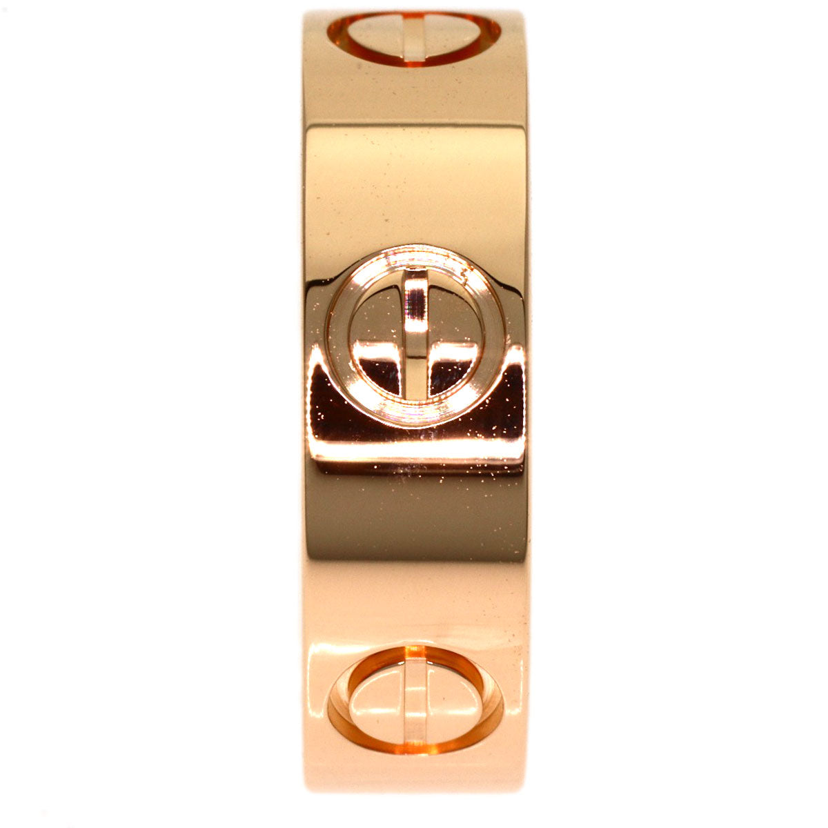 CARTIER Love Ring Pink Sapphire #47 Ring K18 Pink Gold Ladies [Used]