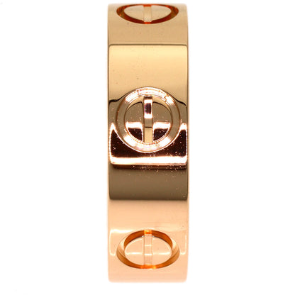 CARTIER Love Ring Pink Sapphire #47 Ring K18 Pink Gold Ladies [Used]