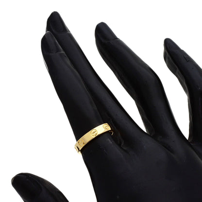 CARTIER Mini love ring #49 Ring K18 Yellow Gold Ladies [Used]