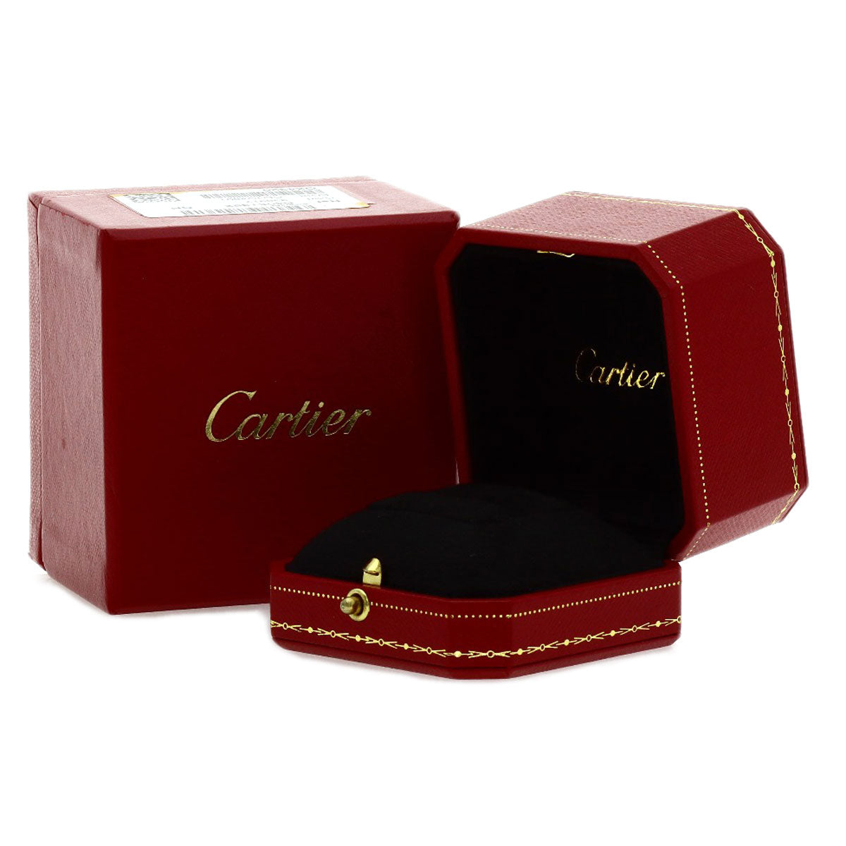 CARTIER mini love ring #47 Ring K18 Pink Gold Ladies [Used]