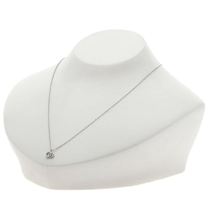 GUCCI Double G Necklace K18 White Gold Ladies [Used]