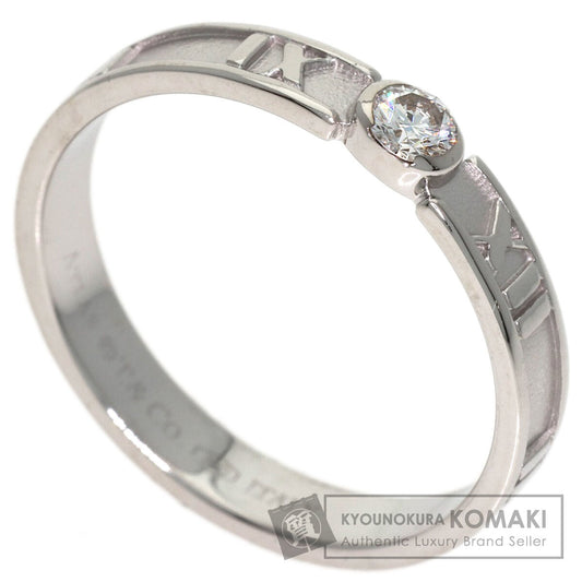 TIFFANY&Co. Atlas Diamond Ring K18 White Gold Ladies [Used]