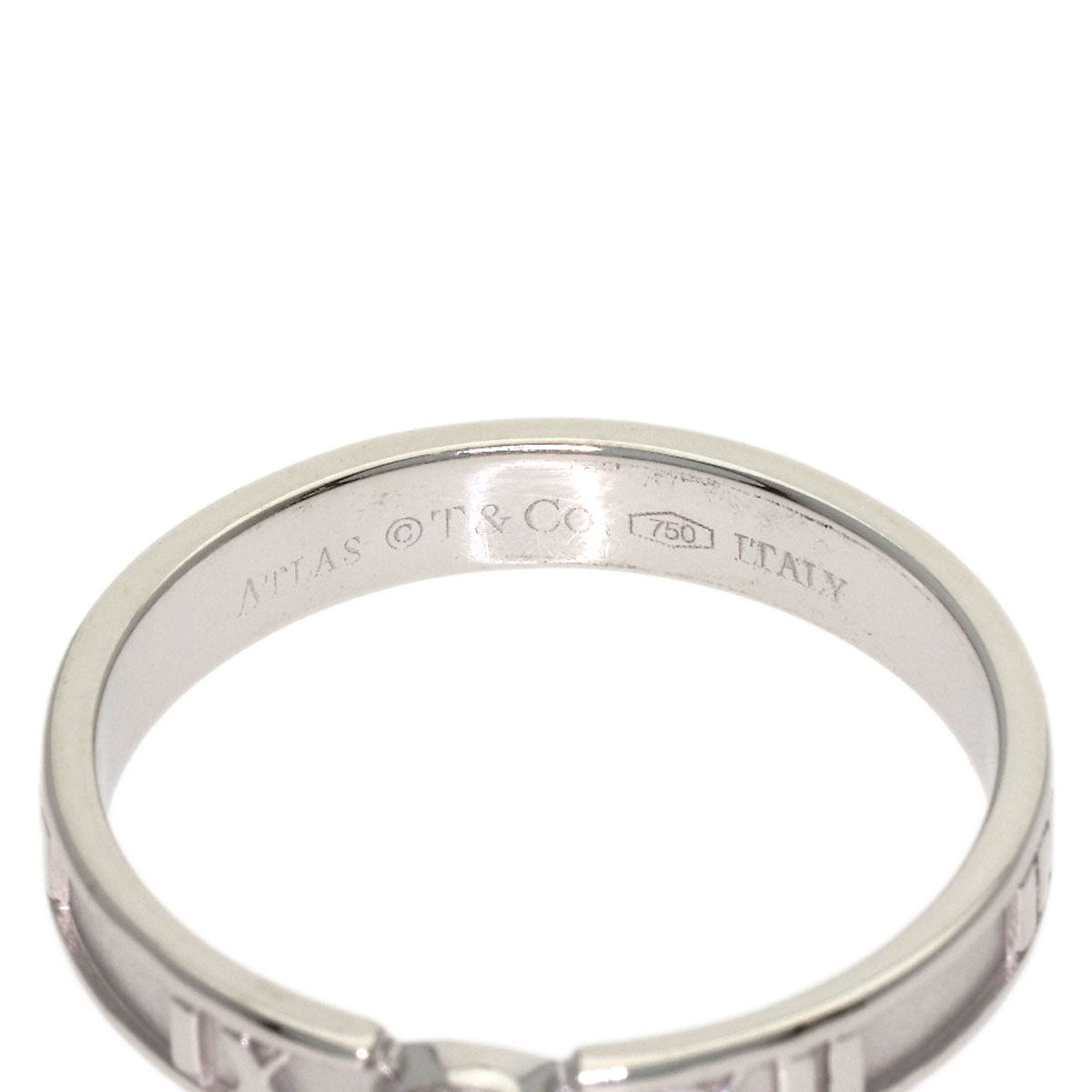 TIFFANY&Co. Atlas Diamond Ring K18 White Gold Ladies [Used]