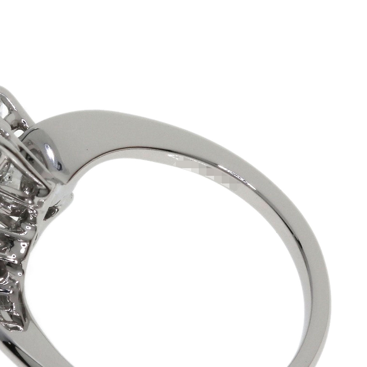 HARRY WINSTON Cluster Small Pear-Shaped Diamonds Ring Platinum PT950 Ladies [Used]