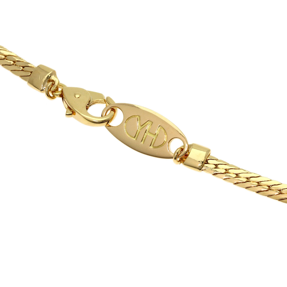 YUKIKO HANAI Teardrop motif diamond Necklace Platinum PT900 18K Yellow GoldLadies [Used]