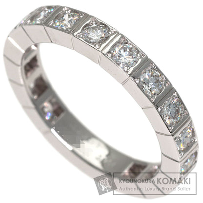 CARTIER Lanieres Full Diamond #48 Ring K18 White Gold Ladies [Used]