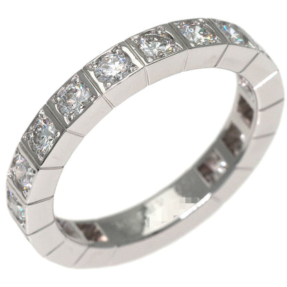 CARTIER Lanieres Full Diamond #48 Ring K18 White Gold Ladies [Used]