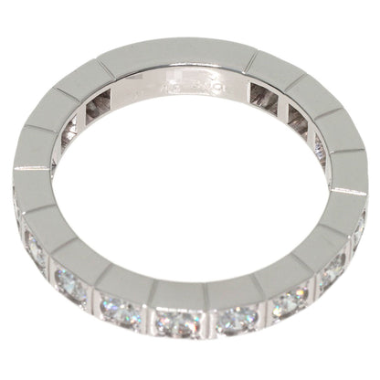 CARTIER Lanieres Full Diamond #48 Ring K18 White Gold Ladies [Used]