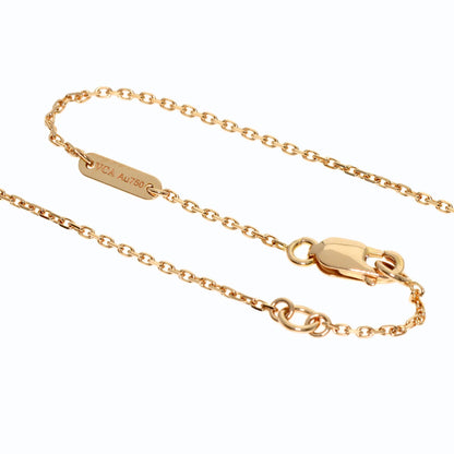 Van Cleef & Arpels Sweetheart Carnelian Necklace K18 Pink Gold Ladies [Used]
