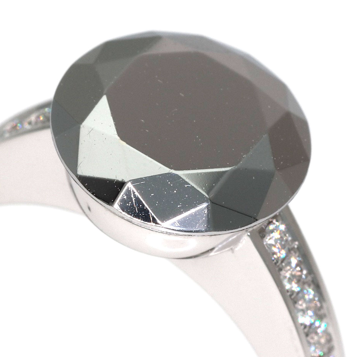 Chopard Golden Diamond Ring K18 White Gold chromiumLadies [Used]