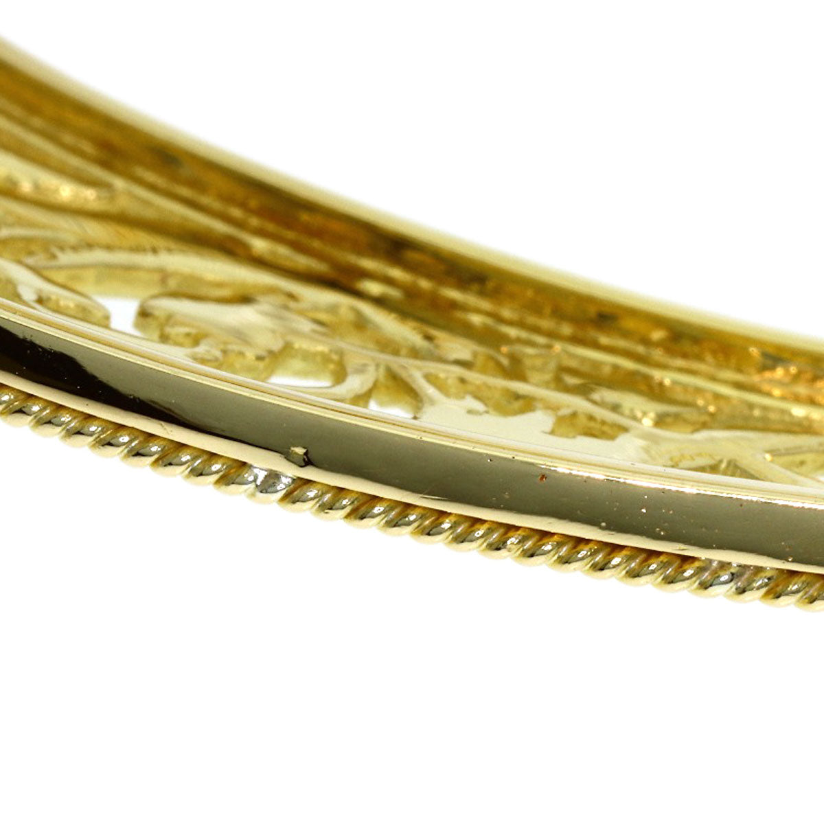 YANES General Life Necklace K18 Yellow Gold Ladies [Used]