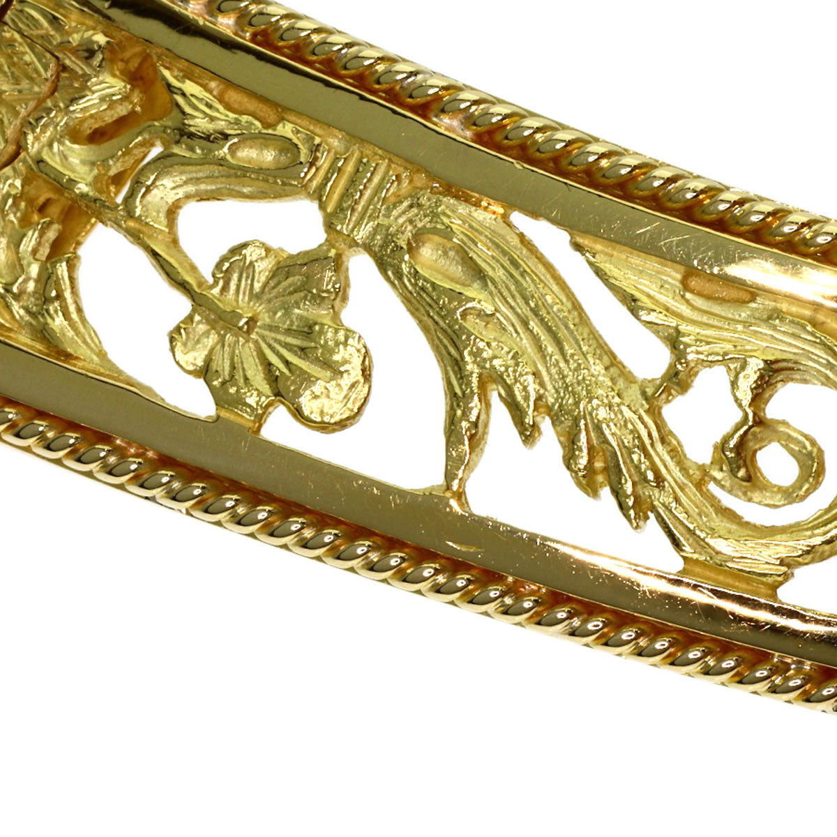 YANES General Life Necklace K18 Yellow Gold Ladies [Used]