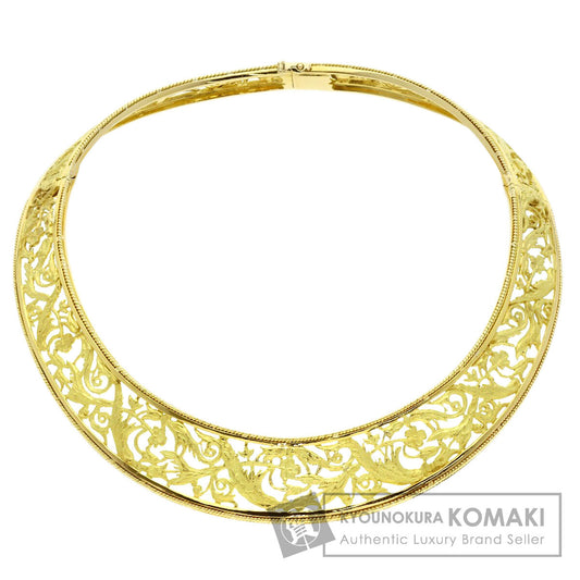 YANES General Life Necklace K18 Yellow Gold Ladies [Used]