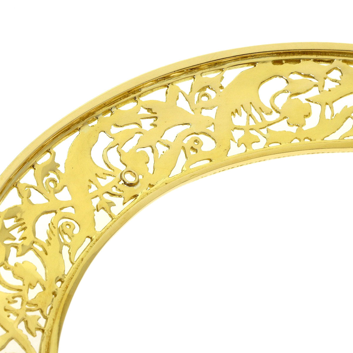 YANES General Life Necklace K18 Yellow Gold Ladies [Used]